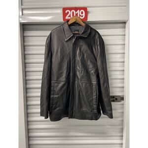 HUGO BOSS Cutes ITALIAN LAMB NAPPA 🇮🇹 Leather Jacket 44 R